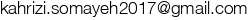 پست الکترونیکیسرکار خانم سمیه کهریزی