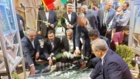 گلباران مزار شهدا توسط معاون وزیر و همراهان