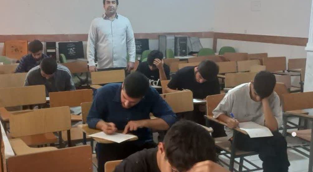 برگزاری امتحانات شهریورماه هنرستان پردیس کشاورزی در مرکز آموزش کشاورزی سرپل‌ذهاب