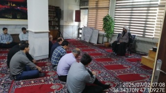 مراسم عزاداری ایام محرم در مرکز تحقیقات و آموزش کشاورزی و منابع طبیعی کرمانشاه