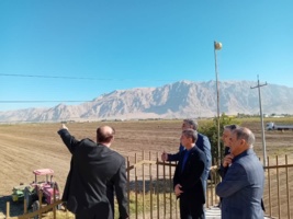 بازدید مدیران ستادی سازمان تات از مرکز تحقیقات کشاورزی کرمانشاه