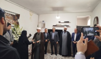 دیدار مسئولان جهاد کشاورزی و مرکز تحقیقات کشاورزی با خانواده شهید رضا پیری