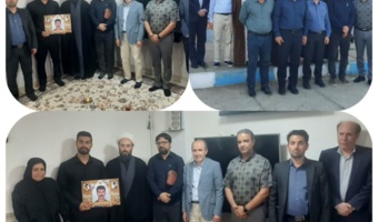 دیدار مسئولان ارشد تحقیقات کشاورزی کشور با خانواده شهید رضا پیری و بازدید از مرکز آموزش ماهیدشت