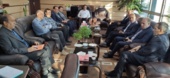 دیدار مدیر و کارکنان مرکز تحقیقات با رییس سازمان جهاد کشاورزی استان کرمانشاه
