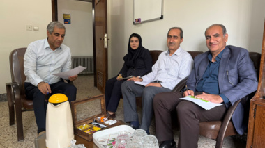 نشست تخصصی معاون پژوهشی مرکز تحقیقات کشاورزی استان کرمانشاه با محققین بخش تحقیقات حفاظت خاک و آبخیزداری