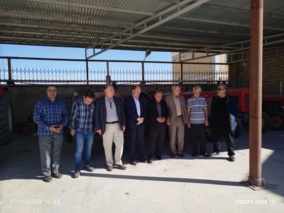 بازدید رئیس مؤسسه تحقیقات ثبت و گواهی بذر و نهال از شرکت تولید و فرآوری بذر گندم بالا دربند کرمانشاه